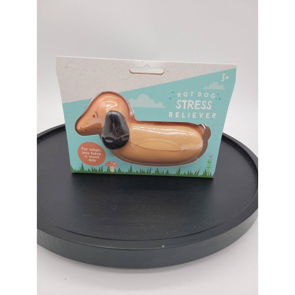 Festive Hotdog Stress Relieve! Brand New Sealed For Woof Days
